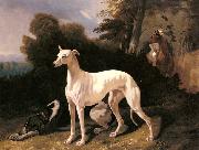 Alfred Dedreux A Greyhound In An Extensive Landscape France oil painting artist